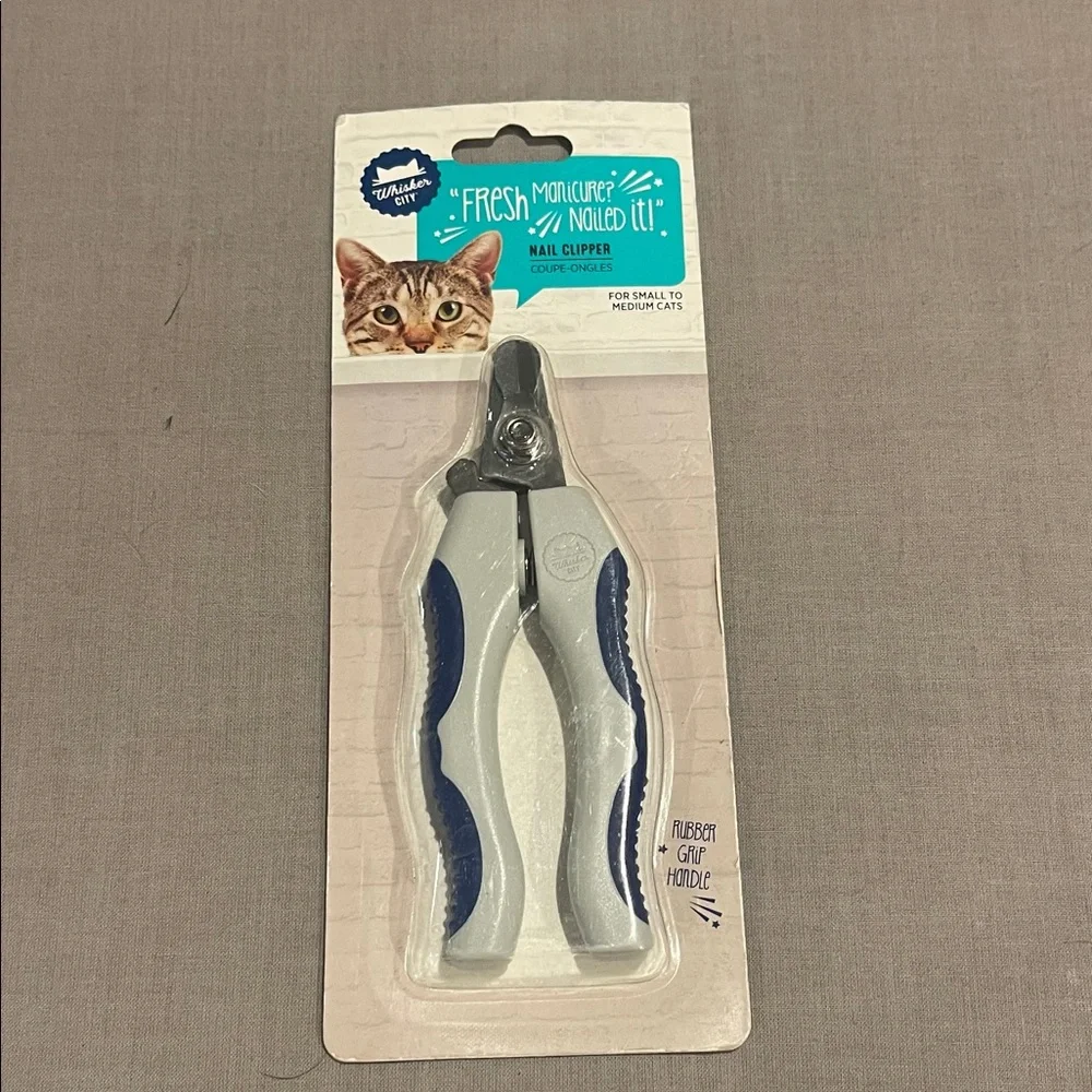 Fresh 'Manicure' Nailed It! Cat Nail Clippers - White and Blue